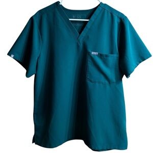 Figs Green Catarina One Pocket Scrub Top Size XL